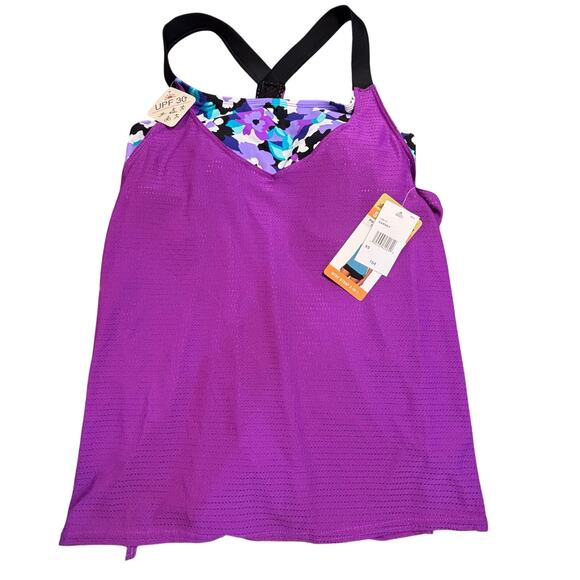 ZeroXPosur Swimsuit Tankini Bikini Top XS NWT - Picture 1 of 4